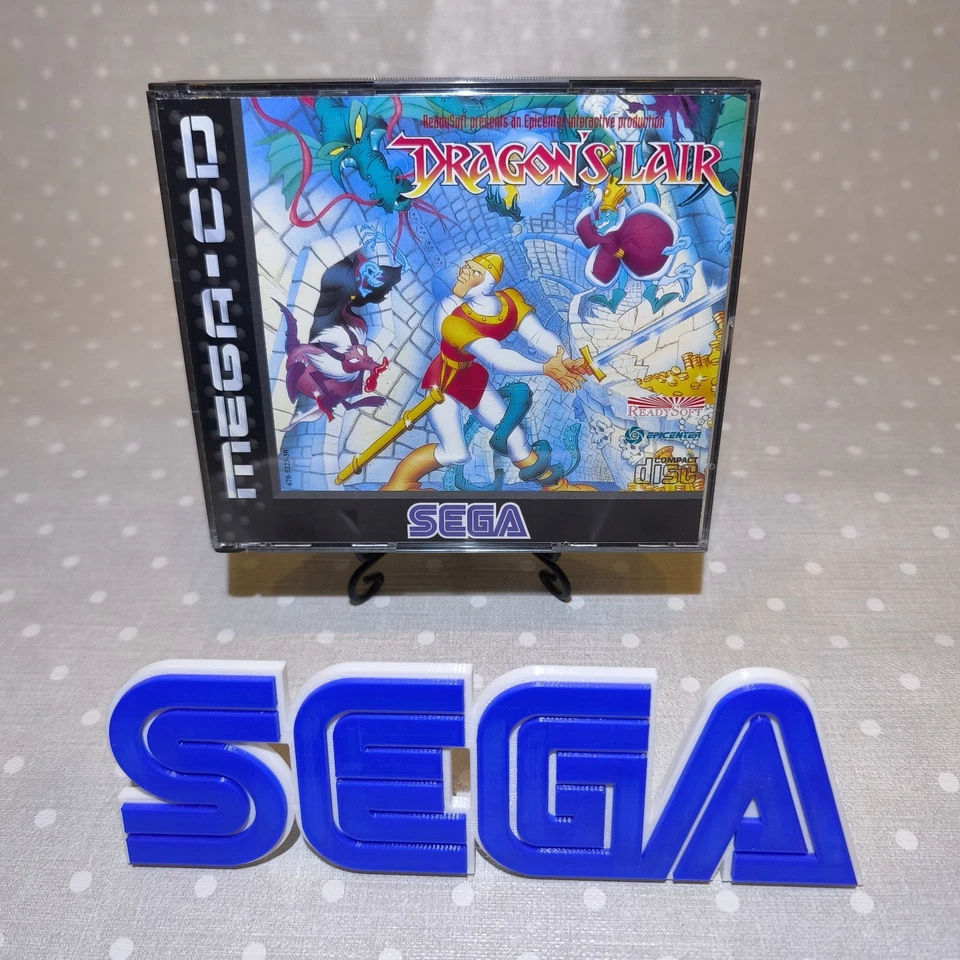 Dragon's Lair Sega Mega CD - OVP, getestet , vollständig & sehr guter Zustand - Bild 2 von 4