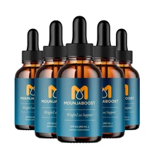 (5-Pack) Mounjaboost Drops - Mounja Boost Supports Weight Loss Drops
