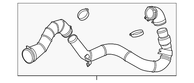 Tubo de entrada de aire para Land Rover (N/P LR049696)
