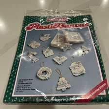 New Distlefink Designs Victorian Ornament Collection Set of 11 Plastic Canvas