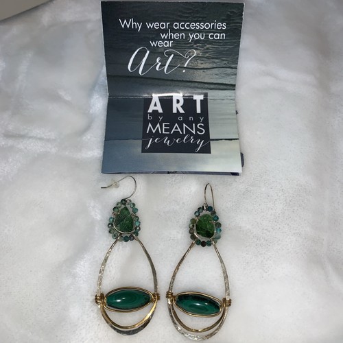 Art By Any Means Jewelry Earrings With Sterling Silver - Picture 1 of 6