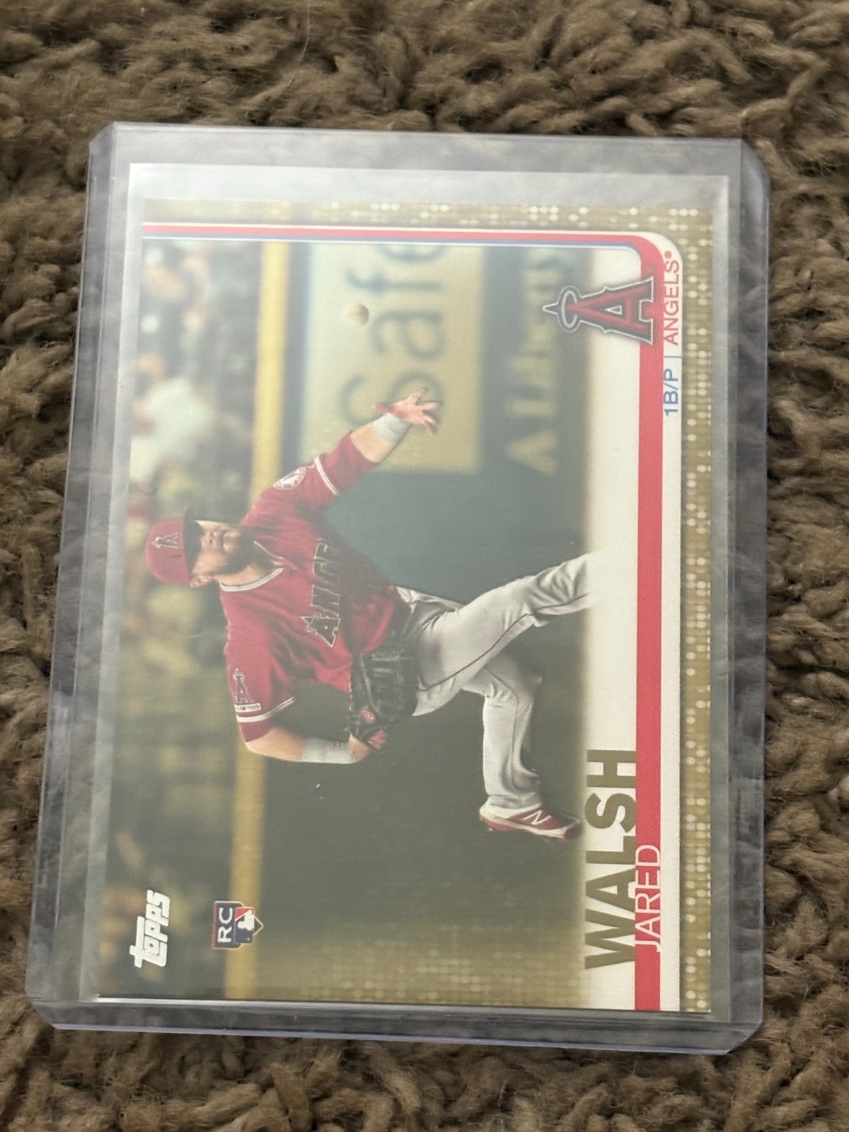 Jared Walsh 0148/2019 Topps Update Gold Rookie Rc #US59 Angels