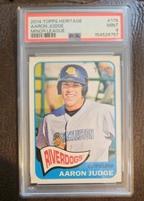 2014 Topps Heritage Minor League #175 Aaron Judge PSA 9 Yankees RC
