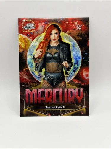 2026 Topps Cosmic Chrome WWE Becky Lynch #PPMR-7 MERCURY CASE HIT SP Color Match