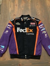 VTG NASCAR Denny Hamlin FedEx #11 Chase Authentics Racing Jacket Men’s Medium