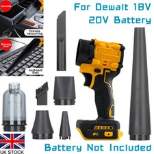 2in1 Electric Cordless Brushless Air Blower Vacuum For Dewalt 18/20V Battery Kit