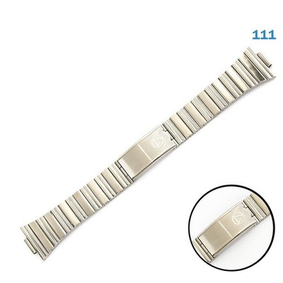 Novavit S.A. (NSA) Swiss Stainless Steel Watch Bracelet Silver Band (BW):24mm