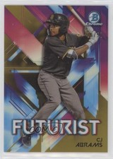 2021 Bowman Futurist Gold Refractor 26/50 CJ Abrams #FUT-CA 0lz4
