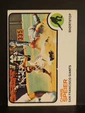 1973 Topps #273 Chris Speier GIANTS