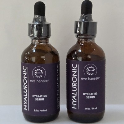TWO PACK- Hyaluronic Acid Serum for Face - Hydrating with Vitamin C, 2 oz each