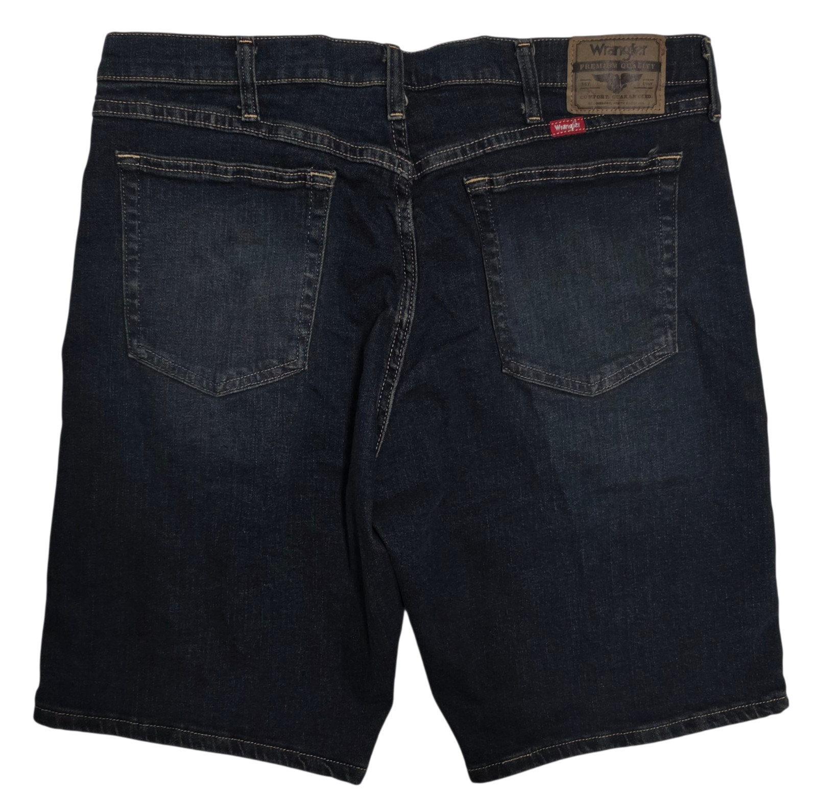 Wrangler #11987 NEW Men's Relaxed Fit Stretch 10" Inseam Jean Shorts