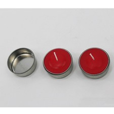 10 Pcs Cosmetic Containers Metal Tealight Candle Tins Jars for Candle Making