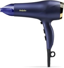 Image of BaByliss Midnight Luxe Hair Dryer 2300W Ionic Fast Drying 5781U UK Plug