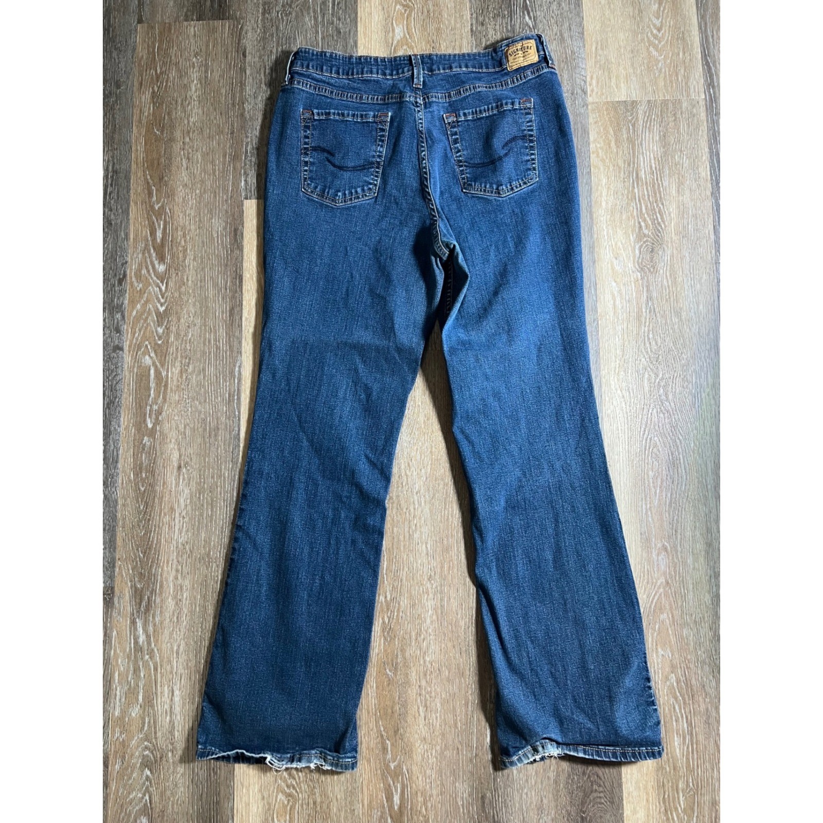 Signature by Levi Strauss & Co Womens Bootcut Jeans Medium Wash Size 16M thumbnail 8