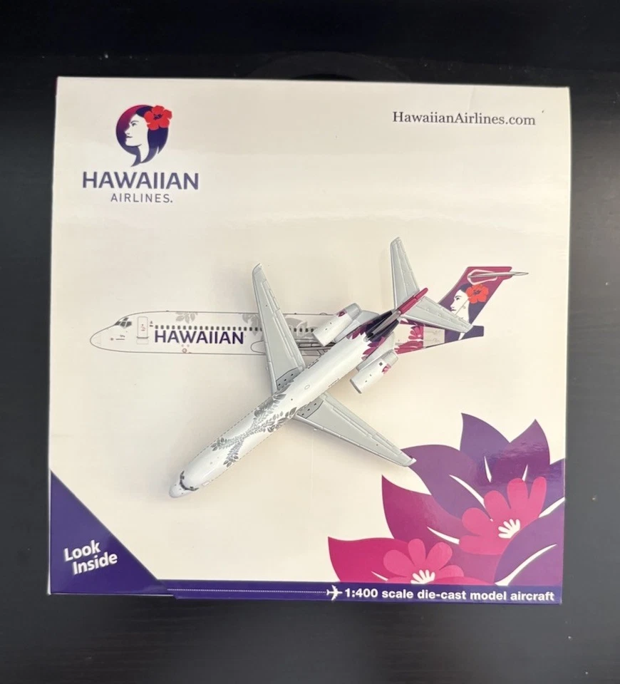 GeminiJets 1:400 Hawaiian Airlines Boeing 717-200 N490HA GJHAL1789 Scale Model - Image 2 of 4