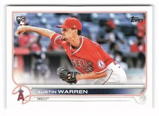 2022 Topps #495 Austin Warren Los Angeles Angels