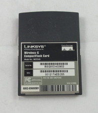 Cisco-Linksys Wireless-G Compact Flash Card Wi-Fi 2.4 GHz 802.11G WCF54G 
