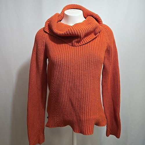RRL, VTG Ralph Ralph Lauren RRL Turtle Neck Sweater Womens Size Small Orange 90s Y2K