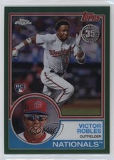 2018 Topps Chrome 1983 Topps Refractor Green 30/99 Victor Robles #83T-8 13iq