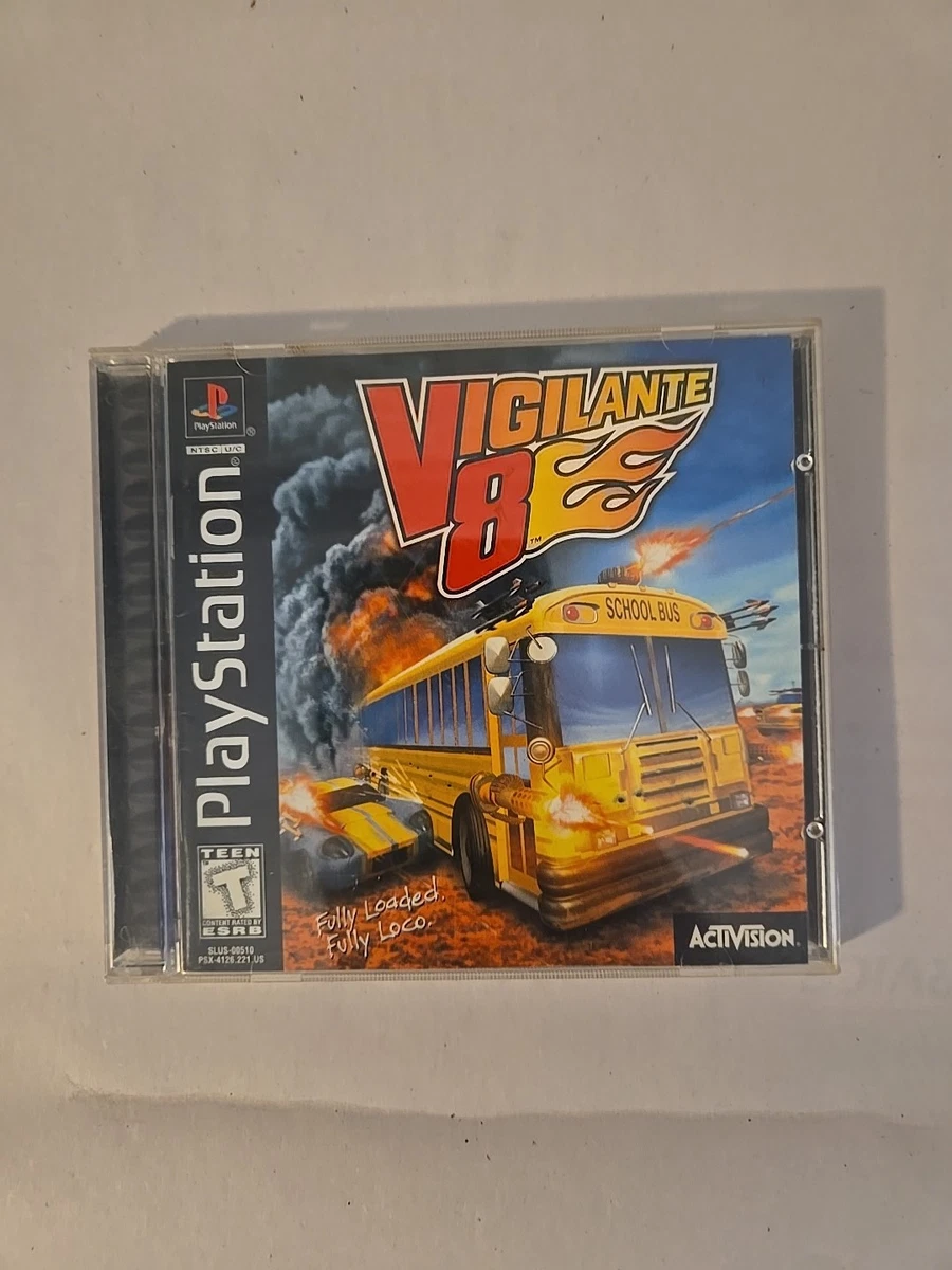Sony PlayStation 1 Rating T-Teen Video Games Vigilante 8 for sale