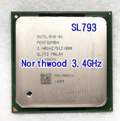 CPU Pentium4 SL793 Northwood S478 3.4GHz 512 800 [Used] Tested