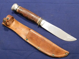 A Ka bar 1205 Model Sheath or Hunting Knife