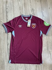 Image of West Ham Utd Home Shirt Brand New 25/26 Medium Official Product Unsponsored