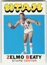1971-72 Topps #165 Zelmo Beaty BASKETBALL Utah Stars