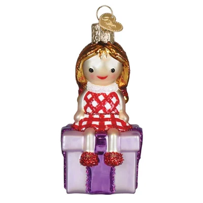 Old World Christmas MISFIT DOLL (44214) Glass Ornament w/ OWC Box