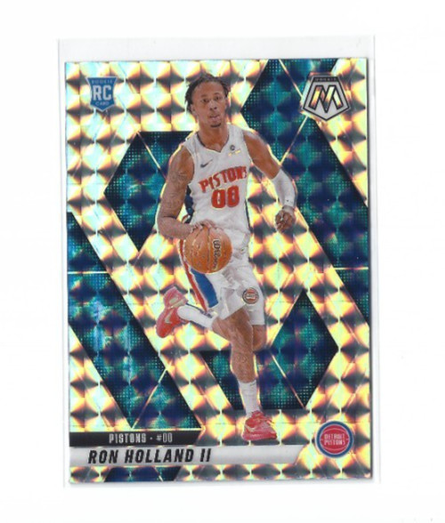 2024-25 Panini Mosaic - Ron Holland II #219 Silver Mosaic Prizm (RC) Pistons