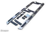 Bragan™ Laufbretter FüR Audi Q7 4L 2006-2015 Alu ABS Seitenschritte 2Er Set