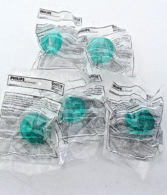 LOT of 5 - PHILIPS Soothie Pacifier NICU Green Newborn - 0-3 Months REF-96004-N