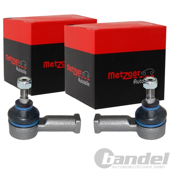 2X Metzger SpurstangenkÖPfe Passend FüR Opel Combo Corsa Tigra Smart Fortwo-image