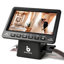 BEONEGLOBAL ClearScan P7 Film Scanner with SD Card,7” LCD,Upgraded Version, 2...