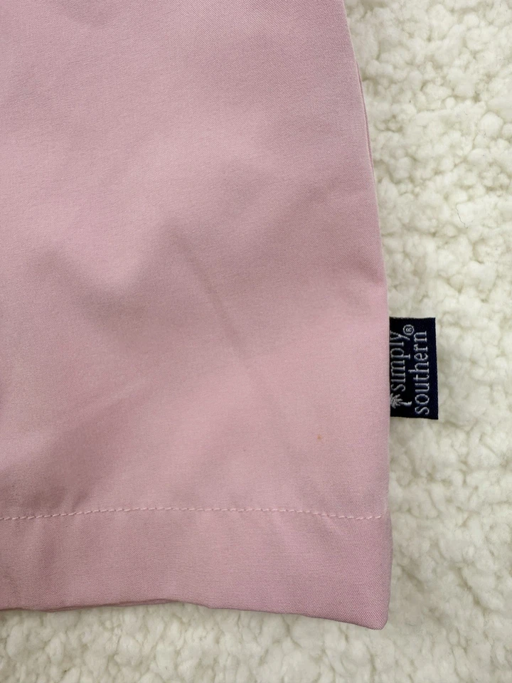 Bañador Southern Tide Skipjack para hombre pequeño rosa multicolor ribete pantalones cortos Foto 3 de 4