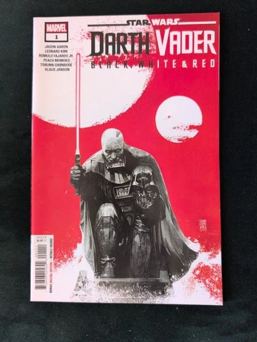 STAR WARS DARTH VADER BLACK WHITE & RED #1 ALEX MALEEV VARIANT