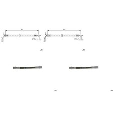 4xBOSCH BREMSSCHLAUCH VORNE+HINTEN passend für VW LUPO POLO 3 6N SEAT AROSA 6H1