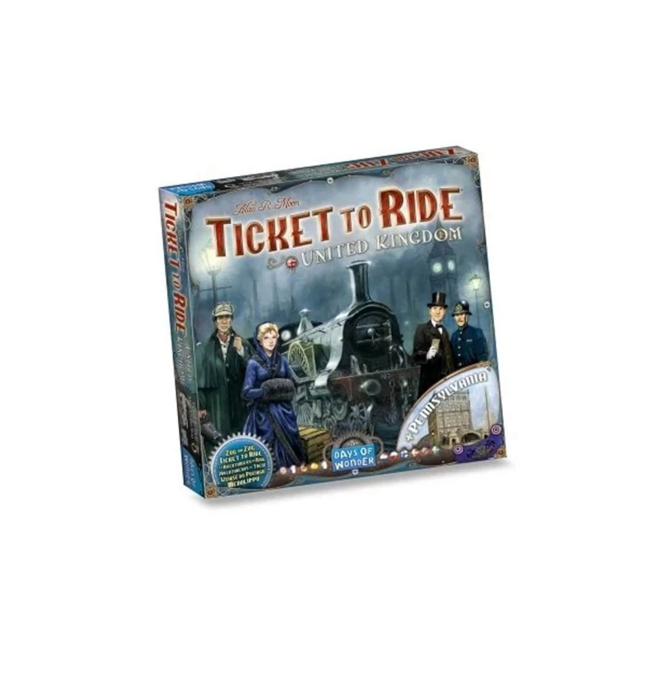 Extension Les Aventuriers du Rail - United Kingdom pour 2 à 5 joueurs de la collection Asmodee