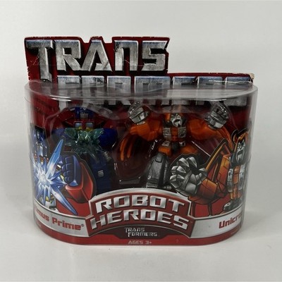 Hasbro Transformers Robot Heroes Optimus Prime & Unicron NIB Action Figures