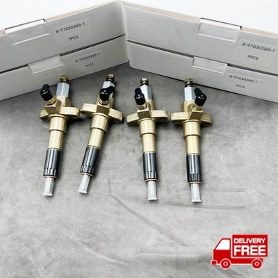 4PCS Fuel Injector 8-97030285-1 1-05100437-1 4BD1, 4BG1, 6BG1, 6BD1 for Isuzu