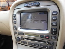 Jaguar X-Type Satnav and Radio Head Unit. Heated front screen. Silver. 2001-09