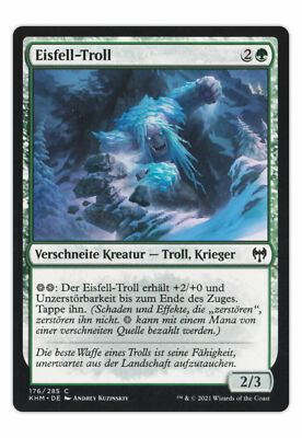  Magic the Gathering - Kaldheim Eisfell-Troll #176 MtG NM - DE