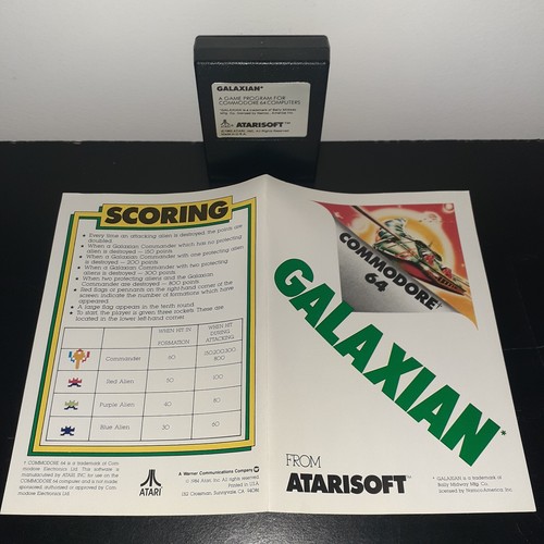 1983 Galaxian - Commodore 64 - by Atarisoft - CIB with Manual and Inserts - Picture 5 of 14
