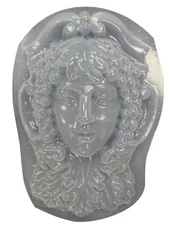 Greenlady Face Plaster or Concrete Mold 7028 Moldcreations
