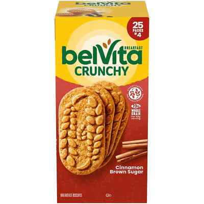 Belvita Cinnamon Brown Sugar Breakfast Biscuits (25 Pk) FREE SHIPPING