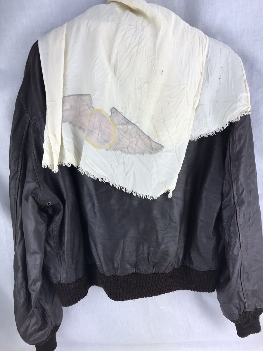 AVIREX U.S. ARMY AIR FORCE レザージャケット Avirex Leather Bomber Jacket 1978 Vintage US Army Air Force Mens L