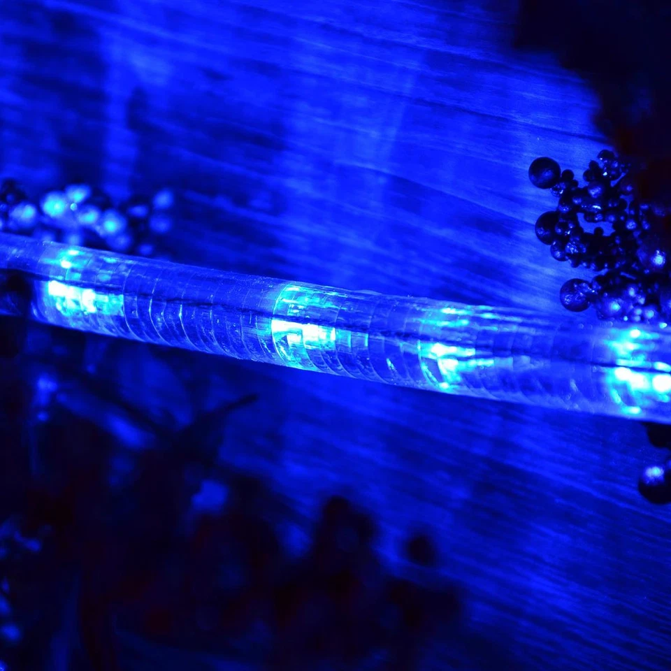 10 m LED Lichterschlauch blau Lichterkette Partybeleuchtung Partylicht 240 LED - Bild 2 von 4