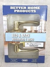 Better Home Products 22203PB Sea Cliff Collection Bed & Bath Door Lever