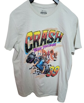 Crash Bandicoot CTR Crash Team Racing Nitro Fueled T-shirt sz Small NEW 