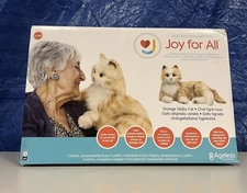 Ageless Innovations Joy For All Companion Pets Interactive Orange Tabby Cat